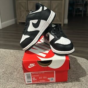 Lightly worn toddler pandas!